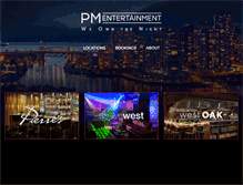 Tablet Screenshot of pmentertainment.com